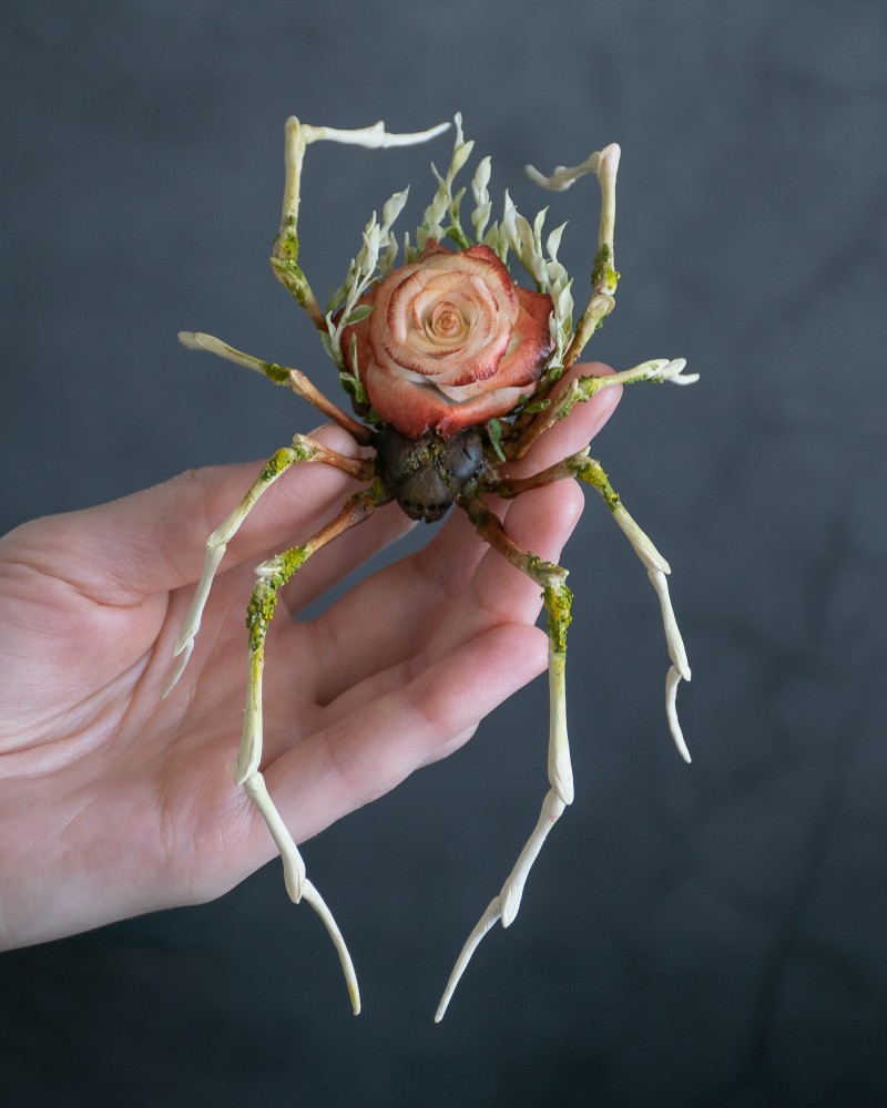 Spider sculpture by handmade 