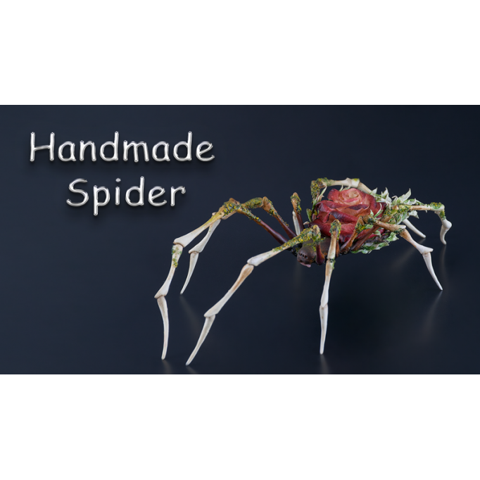 How to make a spider with rose