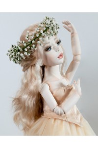 Author's handmade interior collectible doll Alisha
