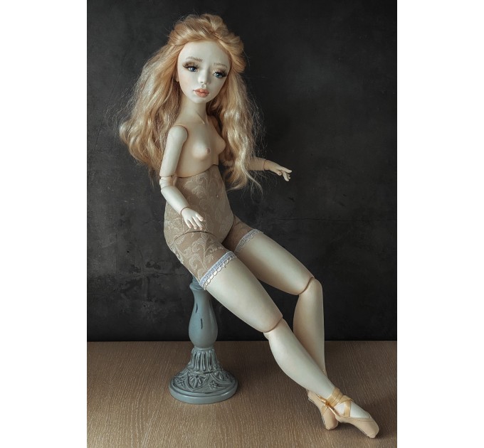 Author's handmade interior collectible doll Alisha