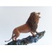 Handmade Lion statue - fantasy One-of-a-kind figure large