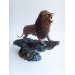 Handmade Lion statue - fantasy One-of-a-kind figure large