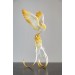 Gold phoenix statue bird by handmade 