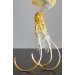 Gold phoenix statue bird by handmade 
