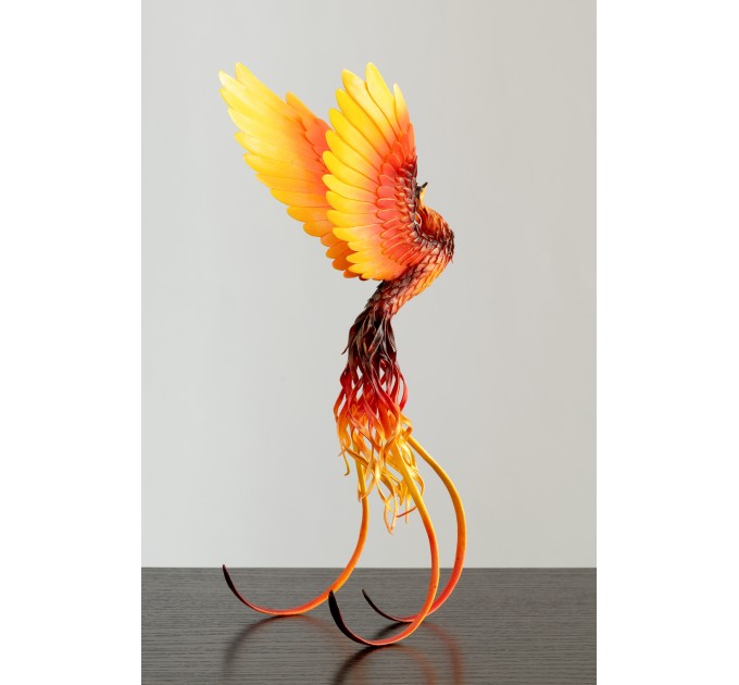 Phoenix statue fire bird by handmade 