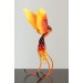 Phoenix statue fire bird by handmade 