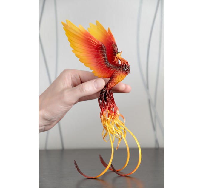 Phoenix statue fire bird by handmade 