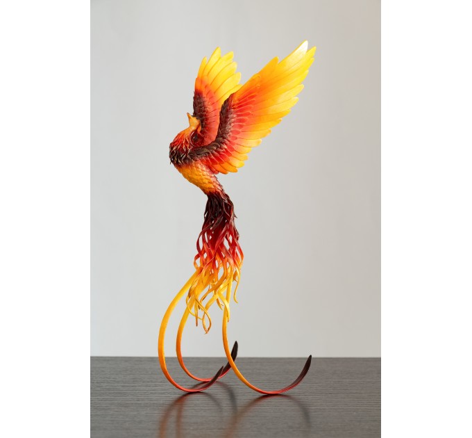 Phoenix statue fire bird by handmade 