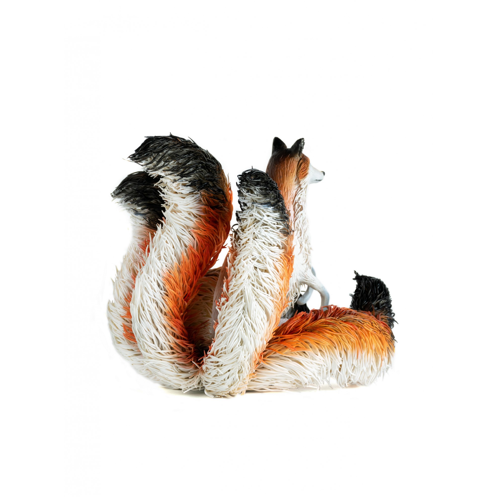 Handmade Kitsune statue