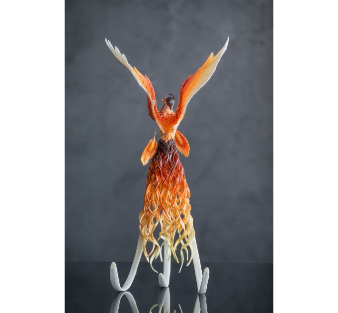Phoenix Statue bird with air clay