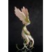 Pink and green phoenix statue bird by handmade 