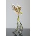 Handmade Phoenix Statue bird made of air clay. Forest bird