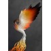 Handmade Phoenix Statue bird made of air clay.