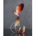 Handmade Phoenix Statue bird made of air clay. Fire bird