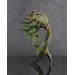 Handmade Statue of chameleon skeleton made of air clay