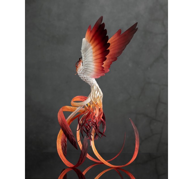 Tutorial how to sculpt phoeniх bird by air clay. 