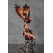 Phoenix statue fire bird by handmade 