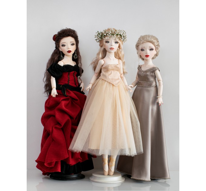 Full Collection. Author's handmade interior collectible doll