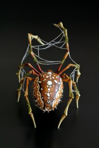 Crusader spider sculpture